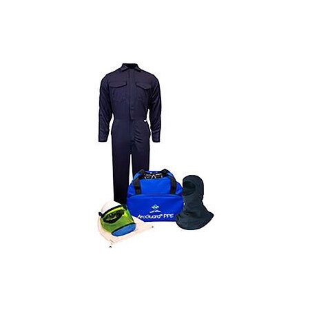 National Safety Apparel ArcGuard KIT2CV08NGB2X 8 cal/cm2 Arc Flash Kit with FR Coverall and Balaclava, 2XL, No Gloves KIT2CV08NGB2X
